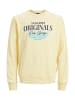 Jack & Jones Sweatshirt 'Palma Branding' in gelb