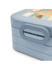 Mr. & Mrs. Panda Bentobox Robbe Liegen Design ohne Spruch in Blau Pastell