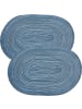 Erwin Müller Tischset 2er-Pack Silves in blau
