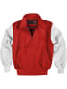 Gear Up Herren Harrington Jacke in Rot/Weiß