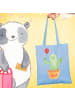 Mr. & Mrs. Panda Tragetasche Kaktus Luftballon ohne Spruch in Sky Blue