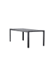 ebuy24 Gartentisch Mirko Schwarz 90 x 205 cm