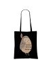 Mr. & Mrs. Panda Tote Bag Eule Federschmuck ohne Spruch in Schwarz