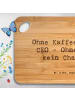 Mr. & Mrs. Panda Holzbrett Spruch ZeichenO ohne Chaos mit Spruch in Braun