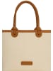 gaya Women Tote Bag in White Brown