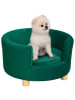 Pawhut Hundesofa Grün 65B x 64T x 37H cm