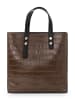 Nobo Bags Handtasche Croco in brown