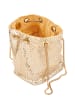 faina Women Handbag in Gold