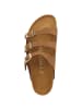 Birkenstock Sandale Florida Fresh Nubukleder schmal in braun