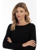 Usha Damen Strick Pullover in Schwarz