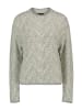 Zero  Strickpullover mit Muster in Beige/Grey