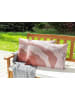 Beliani 2er-Set Gartenkissen CAMPEI in Rosa