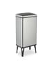 relaxdays Mülleimer mit Sensor in Silber - 50 Liter