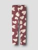 name it Sweateggings NKFDAVINA AOP SWE LEGGING BRU in wild ginger