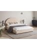 Beliani Doppelbett VAUCLUSE in Beige - (W) 174 x (H) 112 x (L) 214 cm