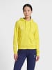 Hummel Reißverschluss Kapuzenpullover Hmlgo Damen in BLAZING YELLOW