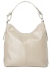 Samantha Look Handtasche echt Leder in beige