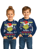 The Grinch The Grinch Weihnachtspullover Strick Pullover Ugly Christmas Sweater in blau