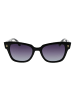 Polaroid Frauen Sonnenbrille Katzenauge Schwarz
