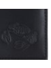 oxmox Leather Geldbörse RFID Schutz Leder 11 cm in schwarz-crab 2.0