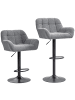HOMCOM Barhocker-57,5L x 52,5B x 93-114H cm-Grau