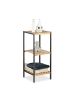 relaxdays Regal in Natur - (B)30 x (H)70 x (T)30 cm