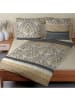 Casatex Biber Bettwäsche in beige-anthrazit