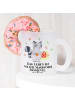 Mr. & Mrs. Panda Tasse Waschbär Laterne mit Spruch in Transparent