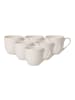 Villeroy & Boch 6er Set Mokka- / Espressotassen For Me 70 ml weiß in weiß