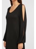 LASCANA Longshirt in schwarz