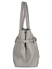 Cluty Handtasche echt Leder in grau