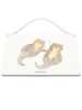 Mr. & Mrs. Panda Deko Schild Otter Hände halten ohne Spruch in Transparent