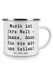 Mr. & Mrs. Panda Becher Spruch Musiklehrer Danke mit Spruch in Weiß