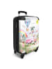NoBoringSuitCases Suitcase, Handgepäck, Koffer, Reisekoffer Einhorn rosa grün