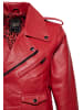 Queen Kerosin Queen Kerosin Lederjacke Marlon in rot