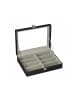 Brillenbox in Schwarz - (B)33,5 x (H)8,5 x (T)24,5 cm