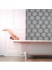 relaxdays Duschrollo Punkte in Grau - (B)120 x (H)240 cm
