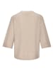 Vivance Kurzarmpullover in sand meliert