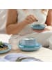 like. by Villeroy & Boch 18er Set Kaffeeservice Perlemor Aqua in blau