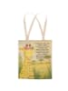 Mr. & Mrs. Panda Tasche Giraffe Blumenkranz Design mit Spruch in Weiß