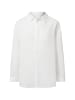 CASH-MERE.CH Ramie Bluse Oversize Style in Weiss