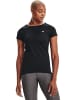 Under Armour Shirt "HeatGear Armour Kurzarm-Oberteil" in Schwarz