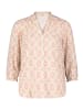 CARTOON Casual-Bluse mit Raffung in Cream/Rosé