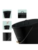 relaxdays Ascheeimer in Schwarz - 12 Liter