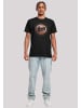 F4NT4STIC T-Shirt David Bowie Rose Gold Circle in schwarz