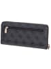 Guess Geldbörse Laurel II Slg Large Zip Around in Coal Logo