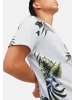 Jack & Jones T-Shirt 'Tropic AOP' in weiß