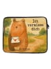 Mr. & Mrs. Panda Laptoptasche Bär Vermissen Design mit Spruch in Weiß