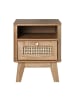 CALICOSY Nachttisch PALMO in Helles - (W)39  x (H)49  x (L)39 cm