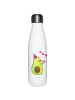 Mr. & Mrs. Panda Sport Trinkflasche Avocado Geburtstag ohne Spruch in Weiß